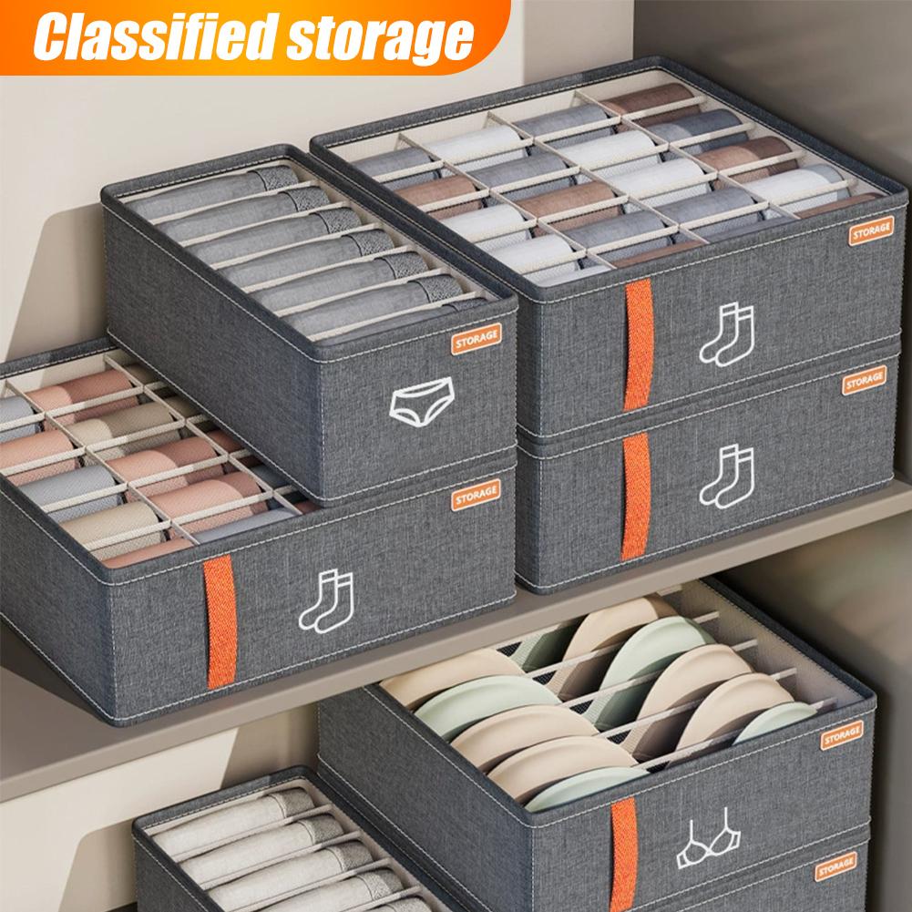 Baby Clothing Organizer - 20-teiliger Socken-Organizer, faltbare Stoff-Aufbewahrungsbox für Schrank,