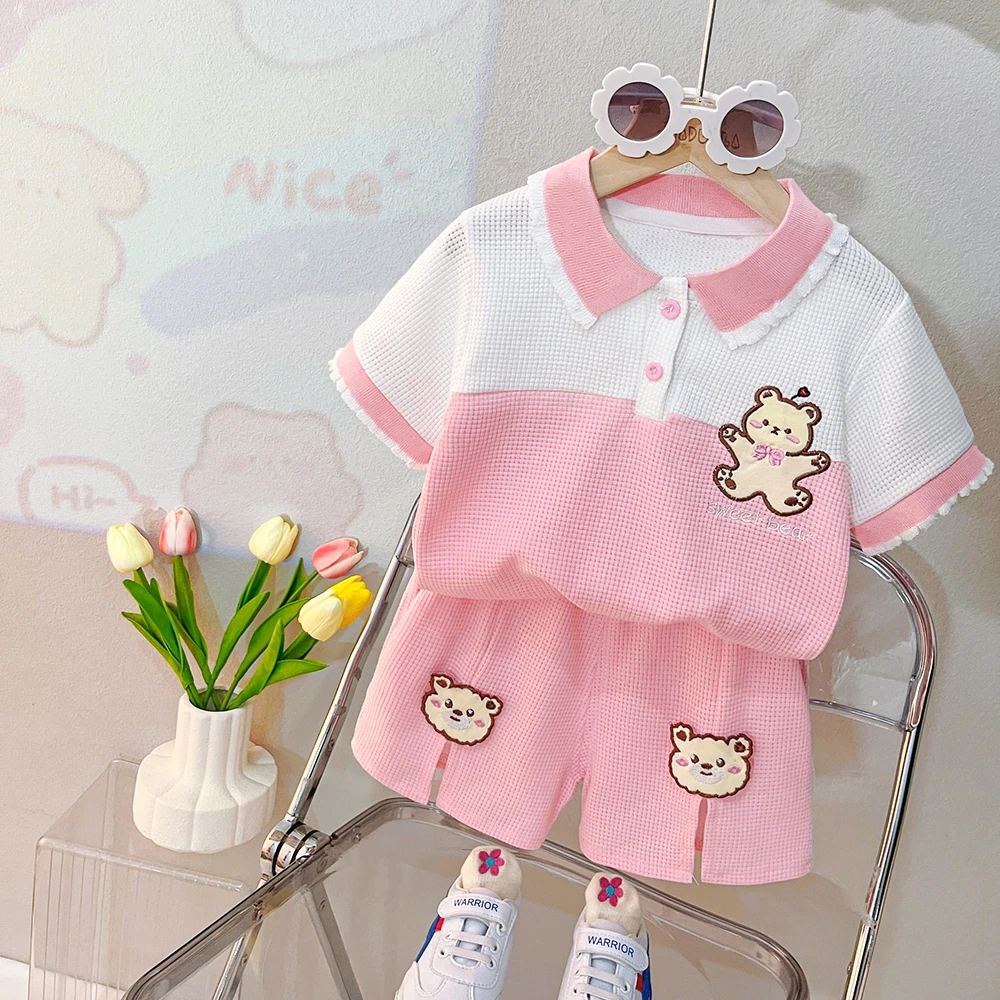 Baby Clothing Hong Kong - Sommer Baby Mädchen T-shirt Shorts Kinder