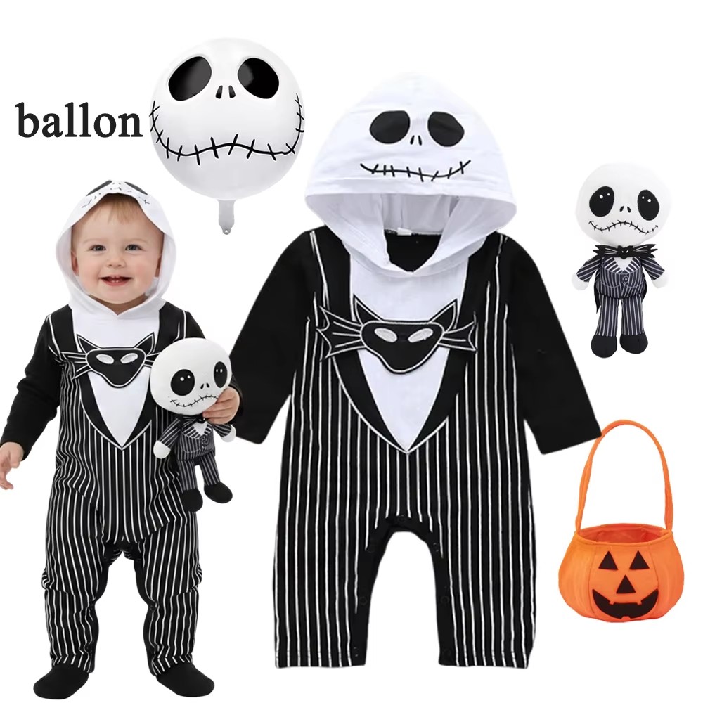 Baby Clothing For Boys - Baby Jungen Kapuzen-Strampler Halloween Cosplay Jack