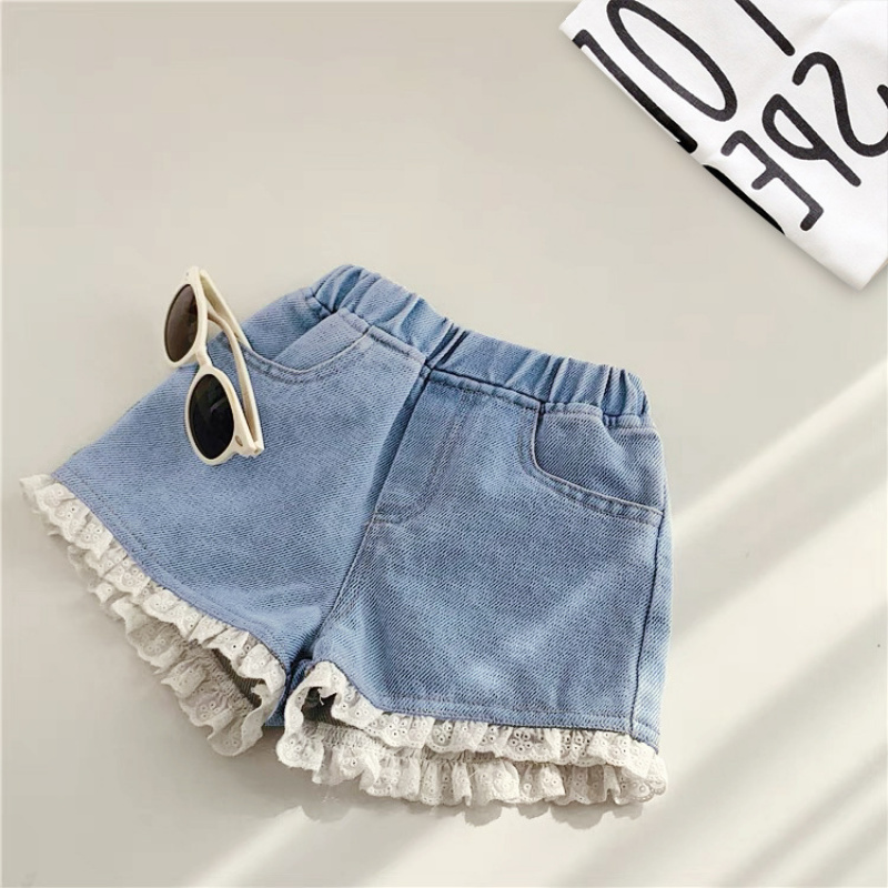 Baby Clothing Patterns Free - Mädchen Kleidung Denim Shorts für Kinder