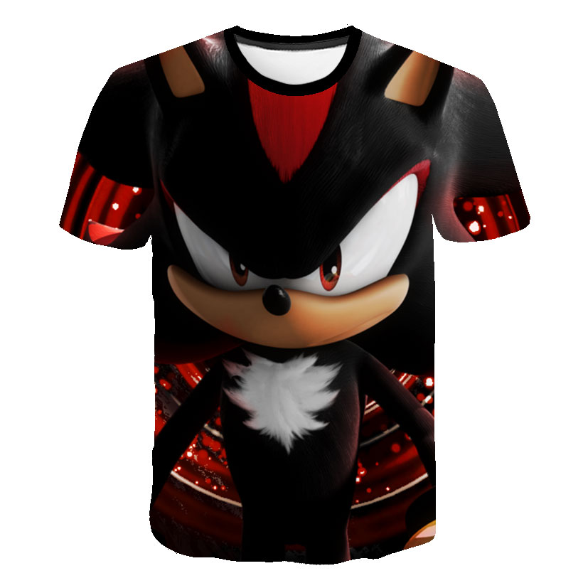 Baby Clothing For Boys - Sonic-T-Shirt für Jungen, Kinder-T-Shirts, lässiges, kurzärmliges,