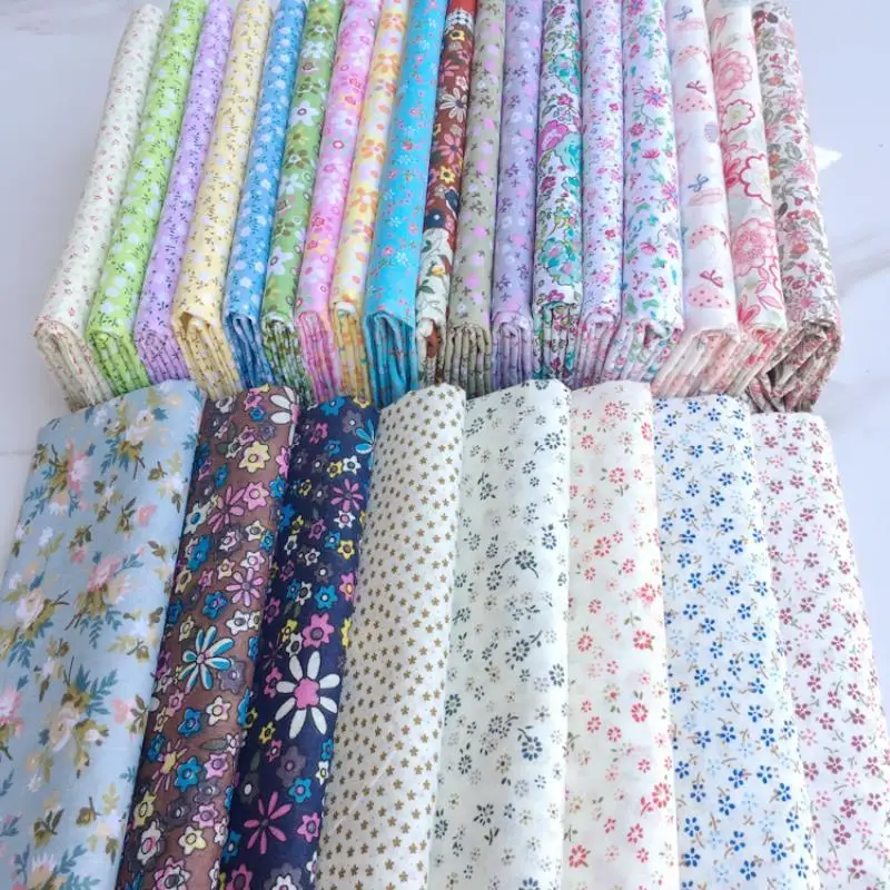 Baby Clothing Quilt - Stoff mit ländlichem Blumendruck aus reiner
