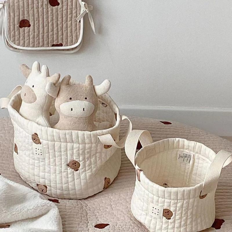 Baby Clothing Organizer - Nette Bär Stickerei Windel Tasche Windel