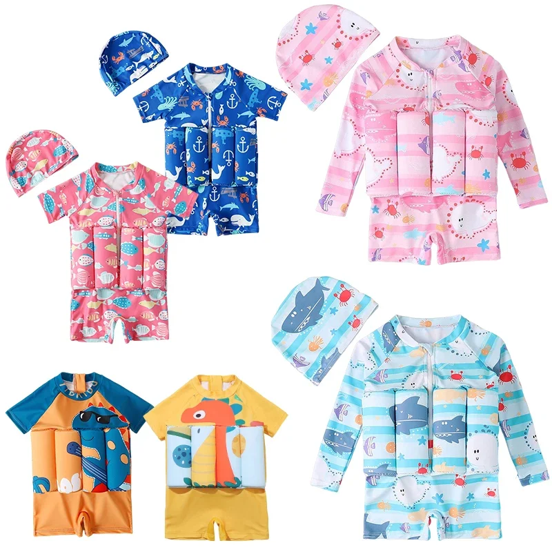 Baby Clothing Deals - Kinder Auftrieb Badeanzug Cartoon Print Bademode