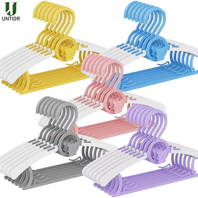 Baby Clothing Organizer - 10Pack Anti-Slip Baby Kleiderbügel Einstellbare Lagerung