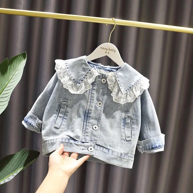 Baby Clothing Designer - 1-10 Jahre Baby Mädchen Denim Jacke