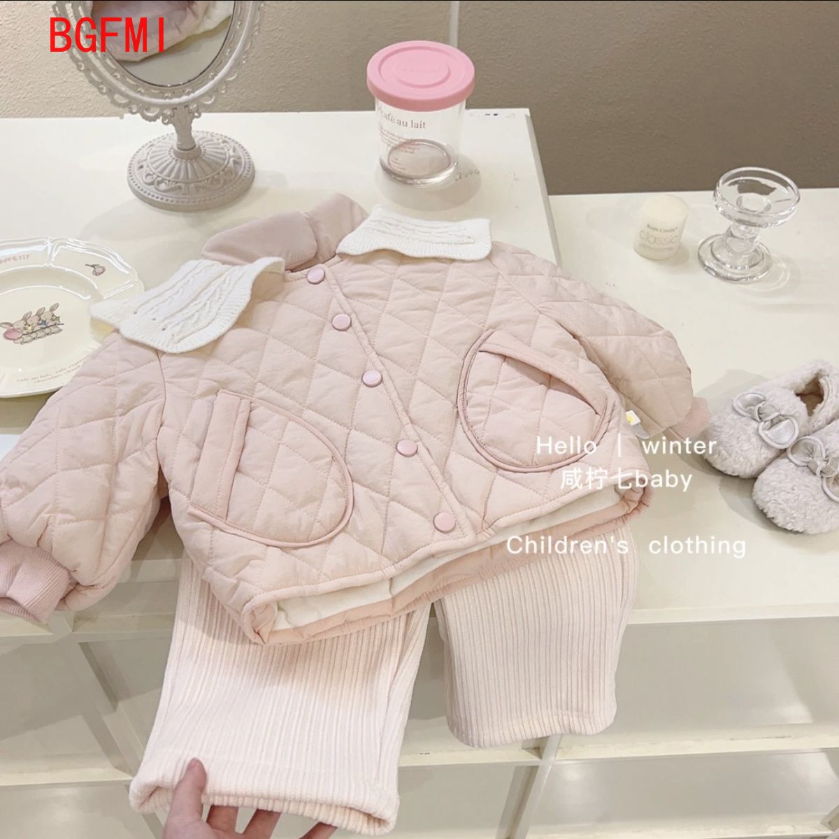 Mädchen Rosa Samt Innen Baumwo – Baby Clothing Quilt Bewertung und Preis