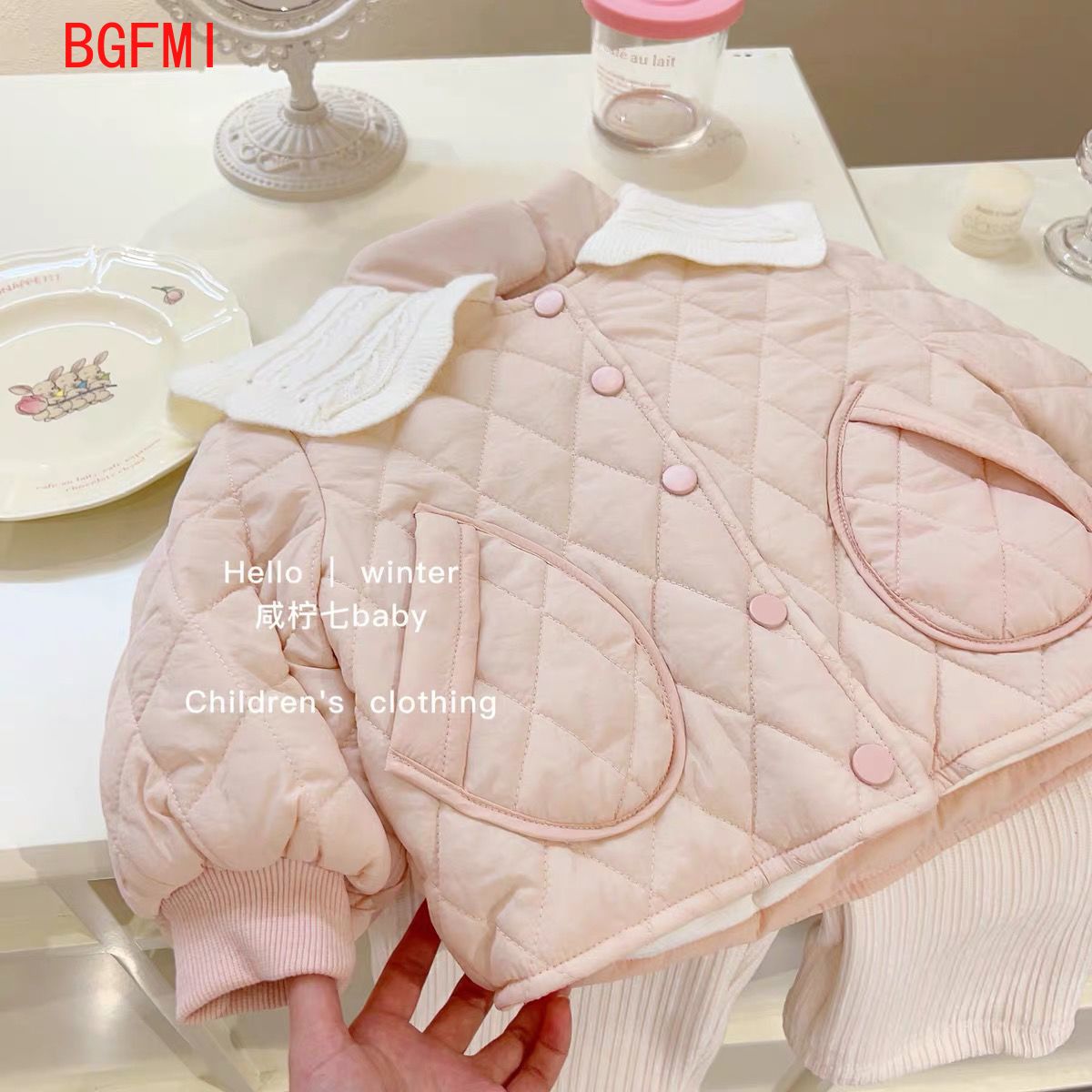 Mädchen Rosa Samt Innen Baumwo – Baby Clothing Quilt Bewertung und Preis