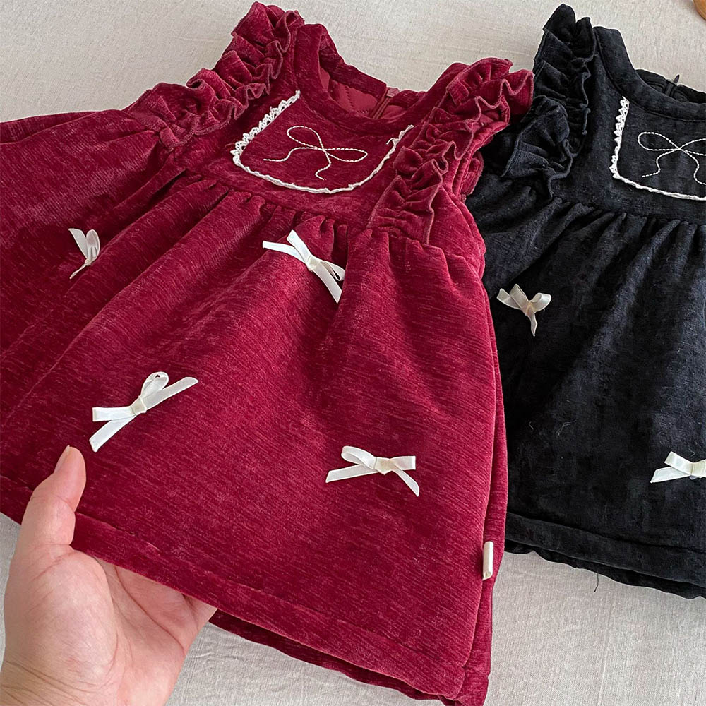 Mädchen-Weihnachtskleid, ärmel – Baby Clothing Quilt Bewertung und Preis