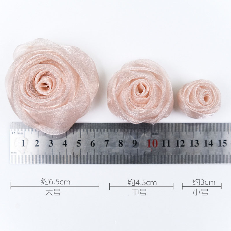 3-4,5cm Organza Schneerose Kop – Baby Clothing Designer Bewertung und Preis