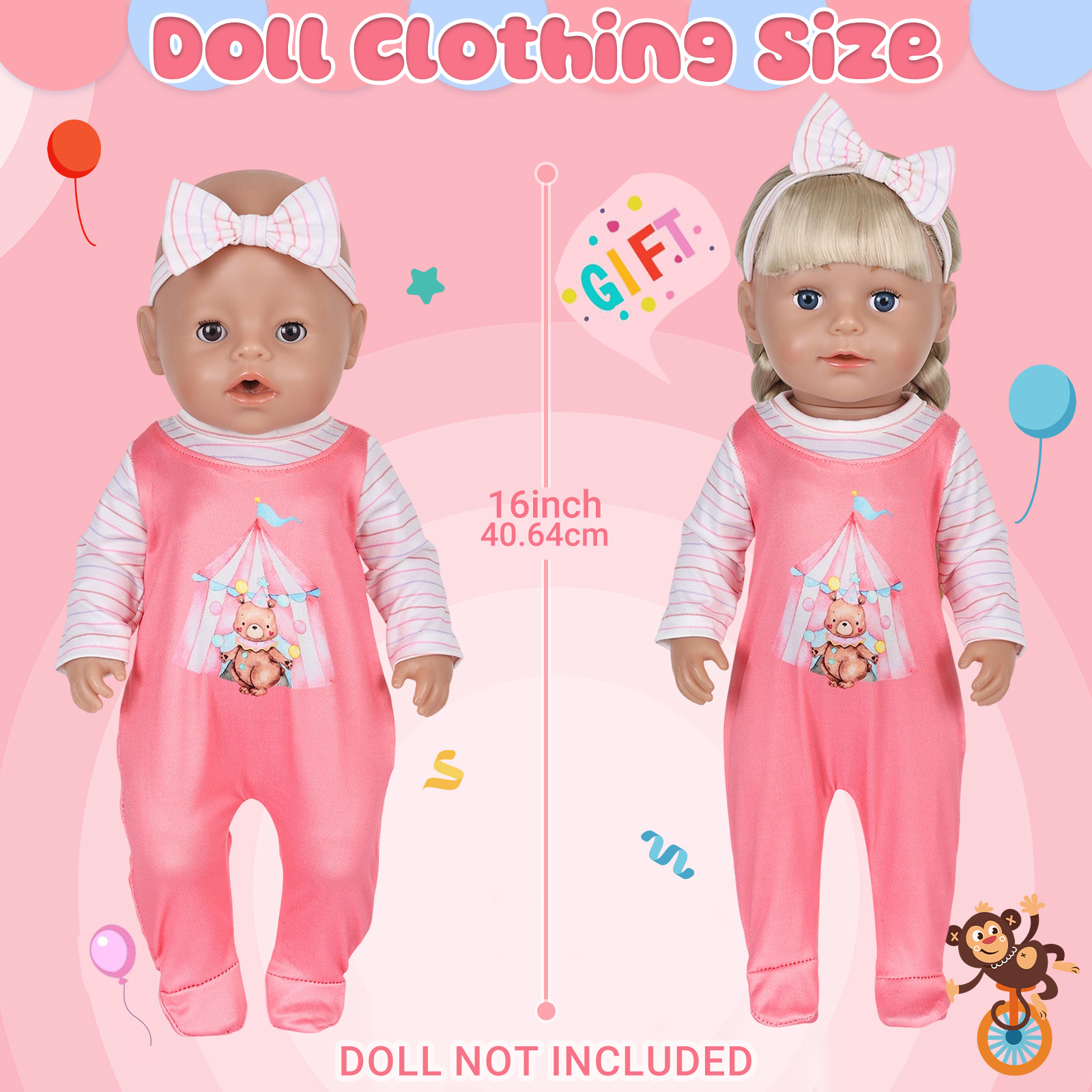Puppenkleidung für 16-18 Zoll  – Baby Clothing Gifts Bewertung und Preis