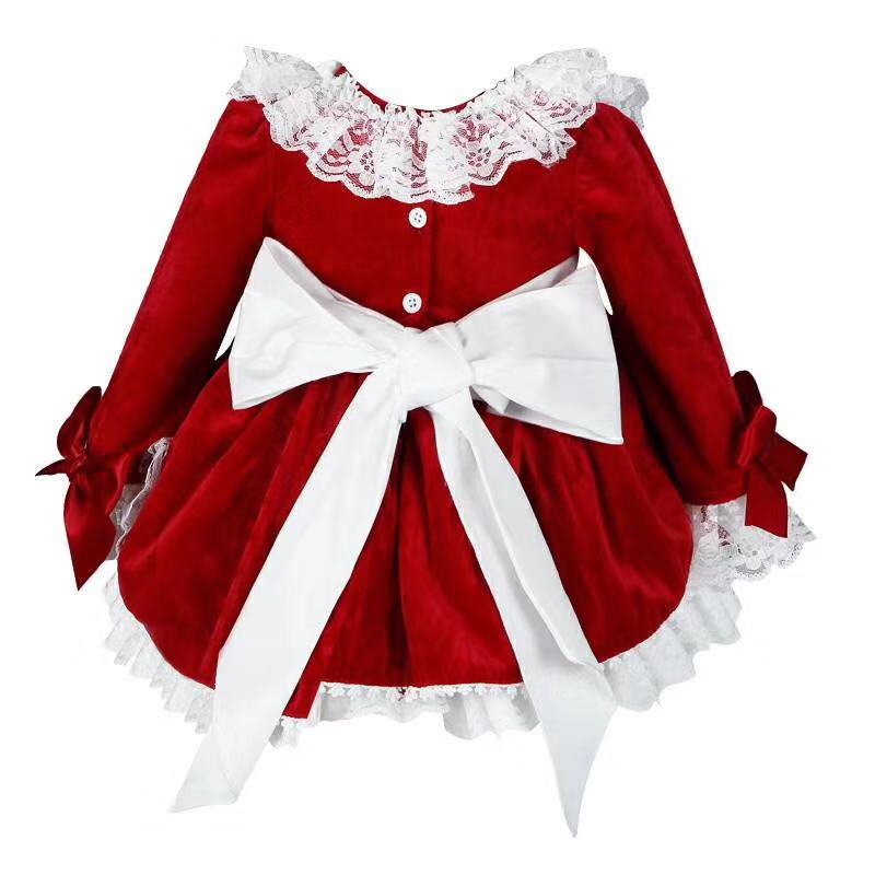 4-teiliges Set Mädchenkleid fü – Baby Xmas Clothing Bewertung und Preis