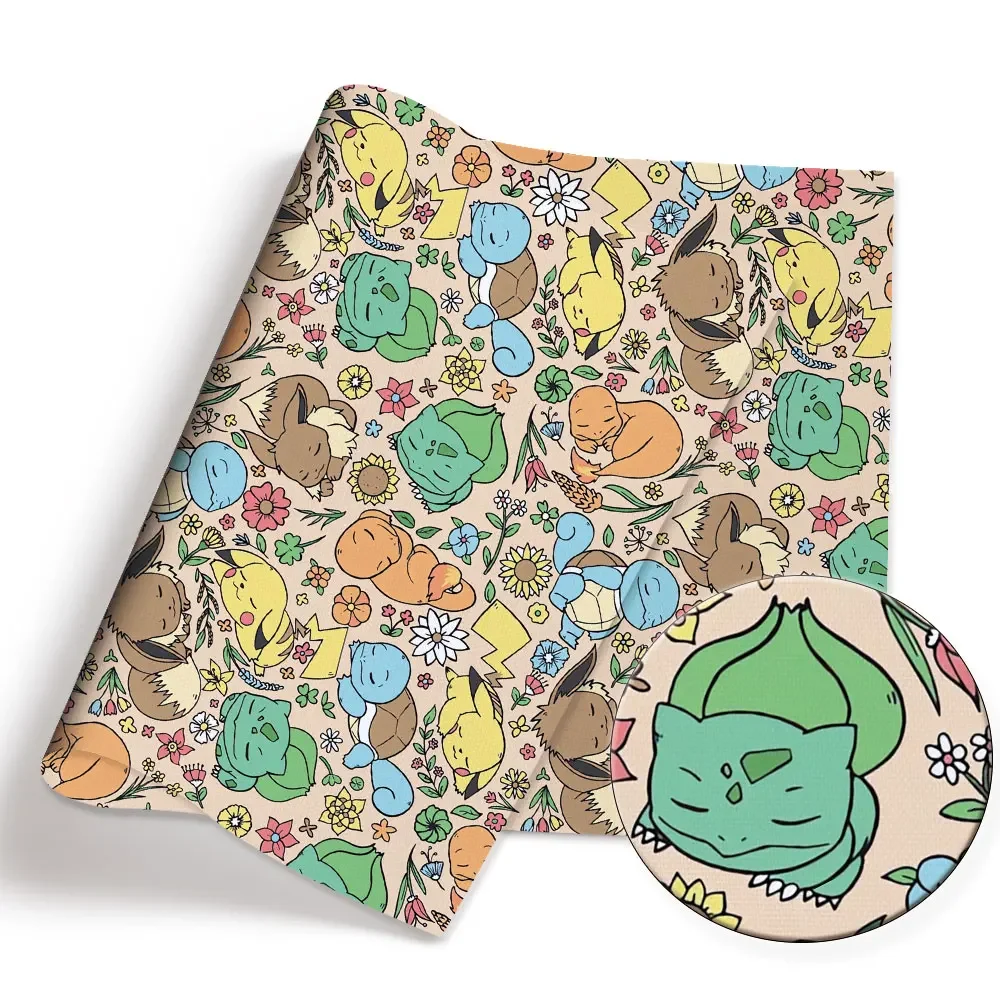 Pokemon Cartoon Fabric140*50cm – Baby Clothing Quilt Bewertung und Preis