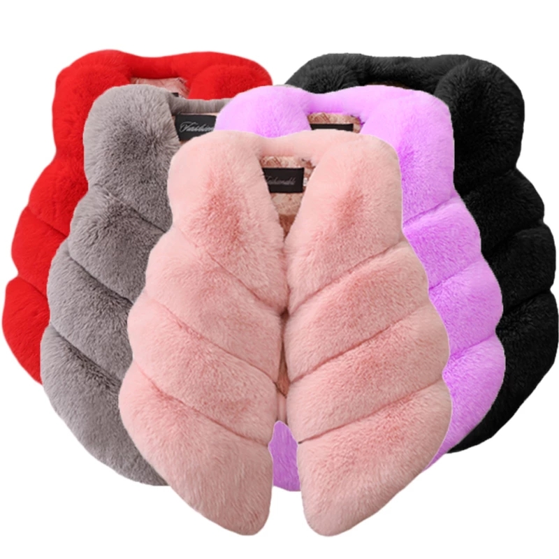 Baby Mädchen Faux Pelz Weste O – Baby Xmas Clothing Bewertung und Preis