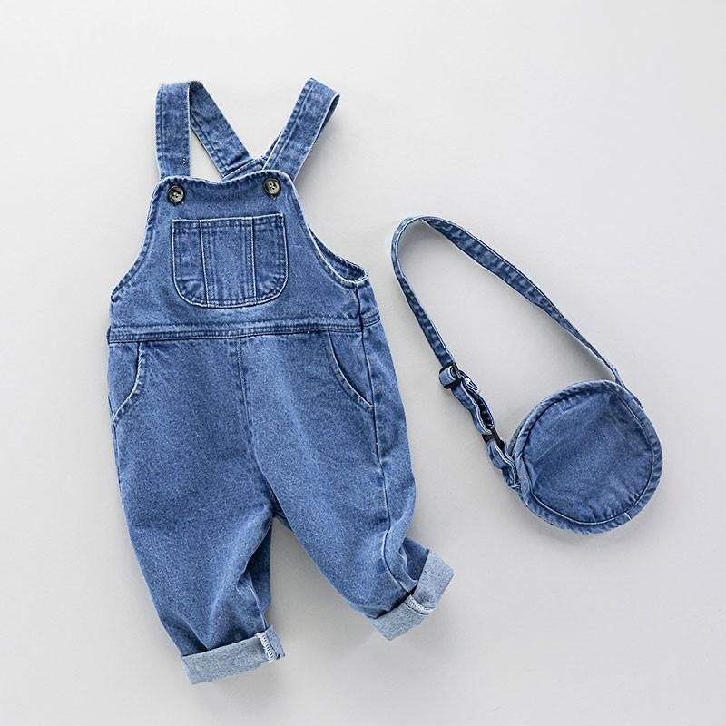 Baby Mode Vielseitige Jeans-La – Baby Overall Denim Bewertung und Preis